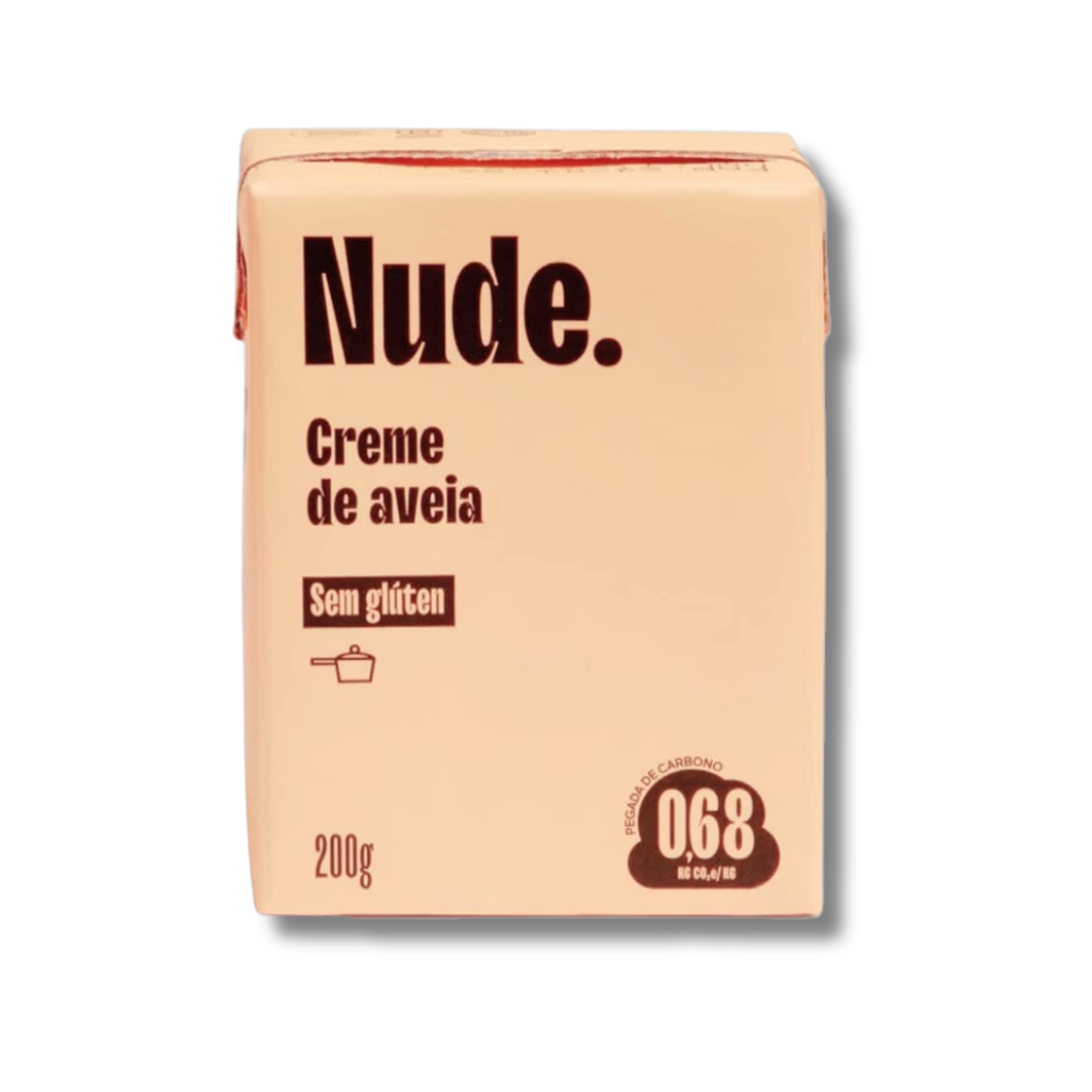 Creme culinário de aveia Nude g Glúten Pra Quê Produtos sem Glúten