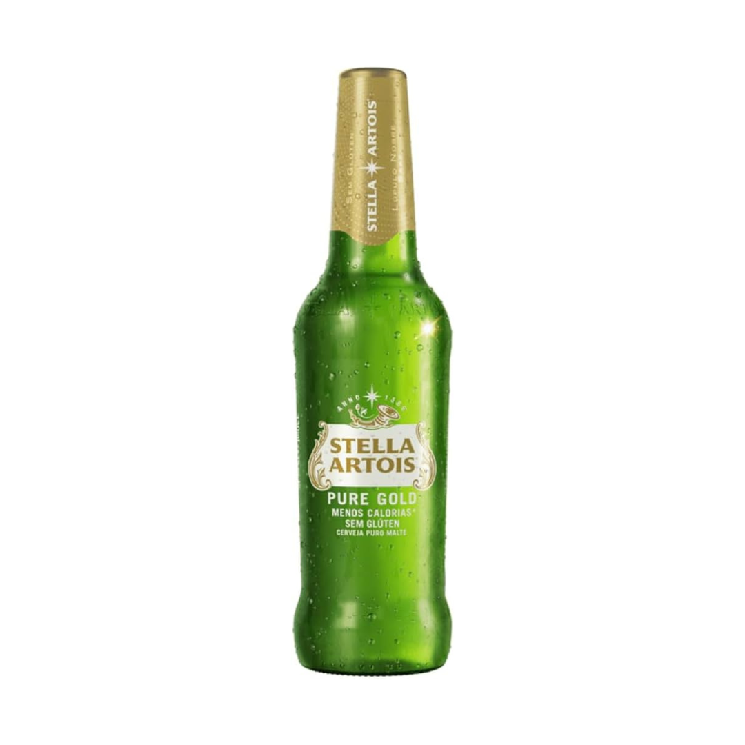 Cerveja pure gold Stella Artois 330ml - Glúten Pra Quê | Produtos sem ...