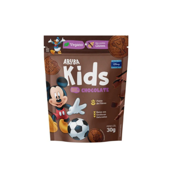 Biscoito sabor chocolate Aruba Kids 30g