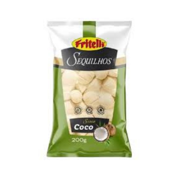 Sequilhos sabor coco Fritelli 200g