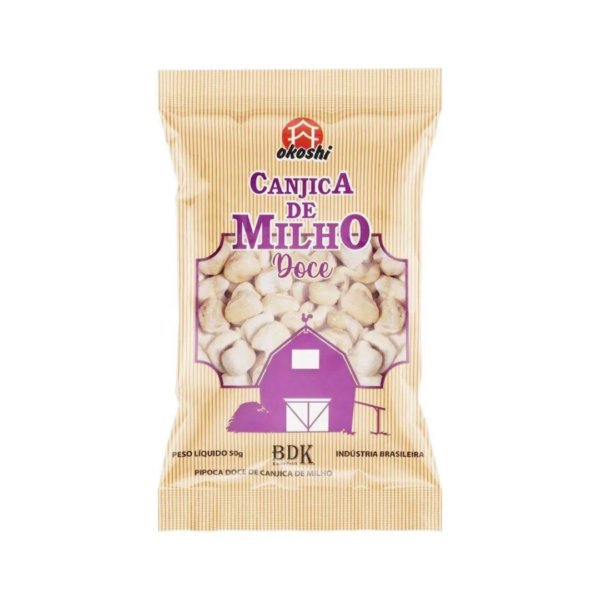 Pipoca doce canjica de milho Okoshi 50g