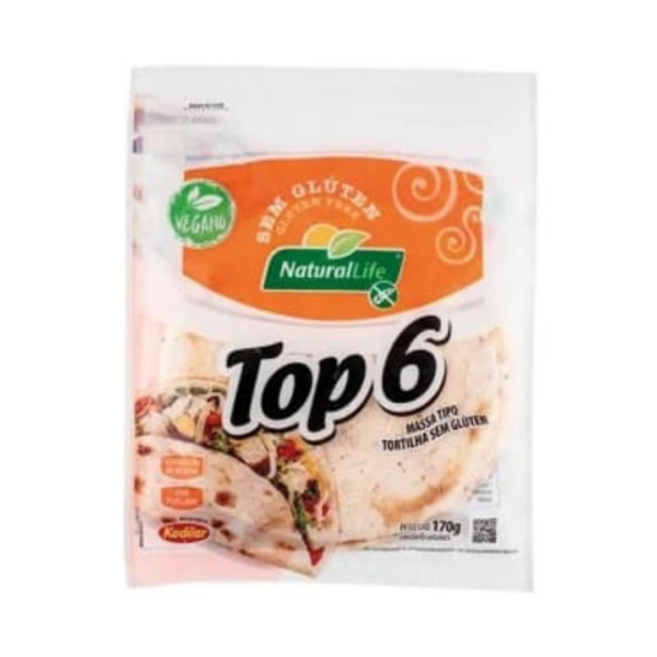 Tortilha top 6 Natural Life 170g