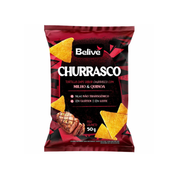 Tortilla chips sabor churrasco Belive 50g