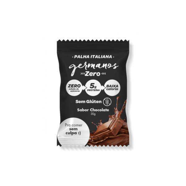 Palha italiana zero sabor chocolate Germanos 30g