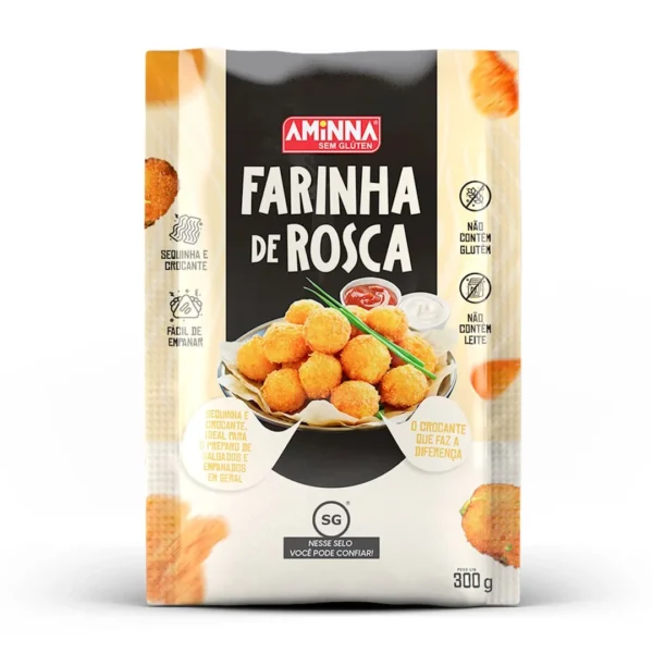 Farinha de rosca Aminna 300g