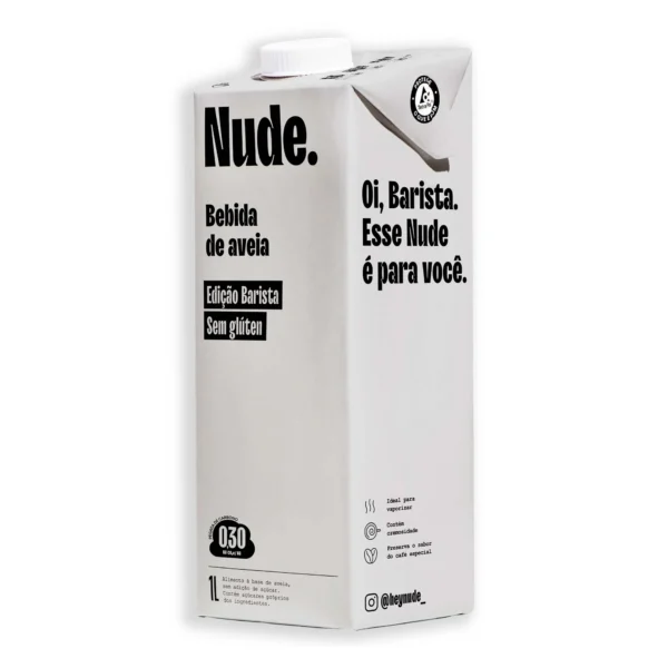 Bebida de aveia barista Nude 1L