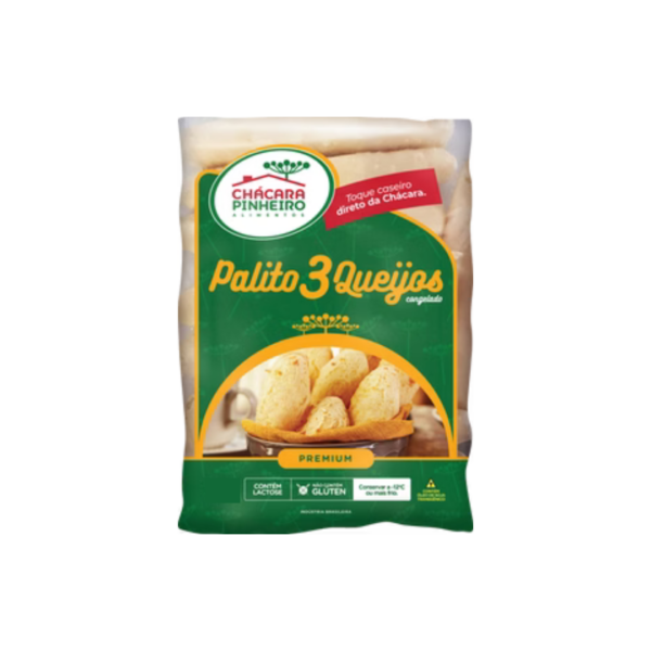 Palitos 3 queijos 25g Chácara Pinheiro 300g