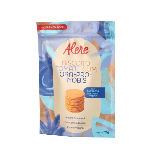 Biscoito tomate com ora pro nobis Alere 70g